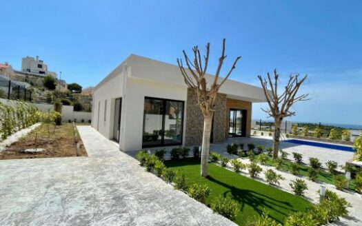 New luxury villa in Finestrat near Benidorm.