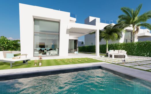 A beautiful new complex of 22 detached villas in Finestrat next to the golf course